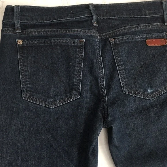 Joe's Jeans Boot Cut Provocateur Taylor Wash Dark Indigo Rinse Designer Jeans - Picture 12 of 16